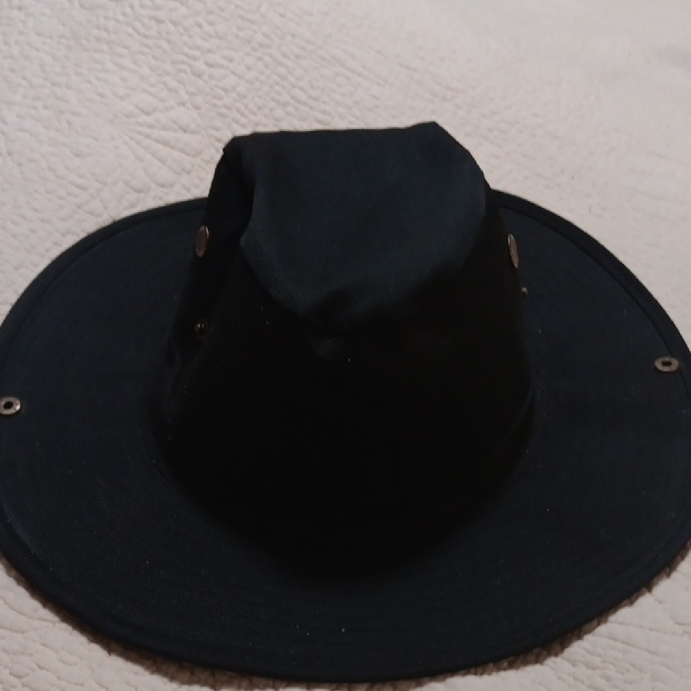 Black Wide Brim Hat